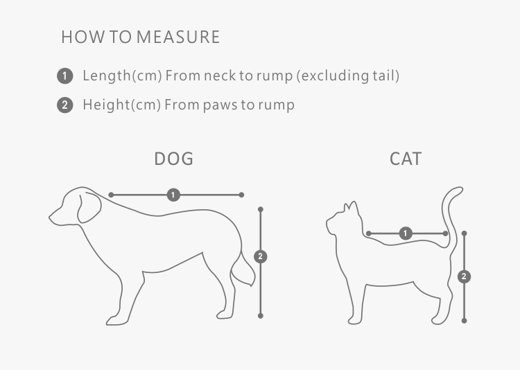 how to measure the length of pets